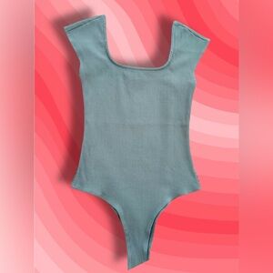 ✨ALTAR’D STATE✨ Sage Ribbed Bodysuit